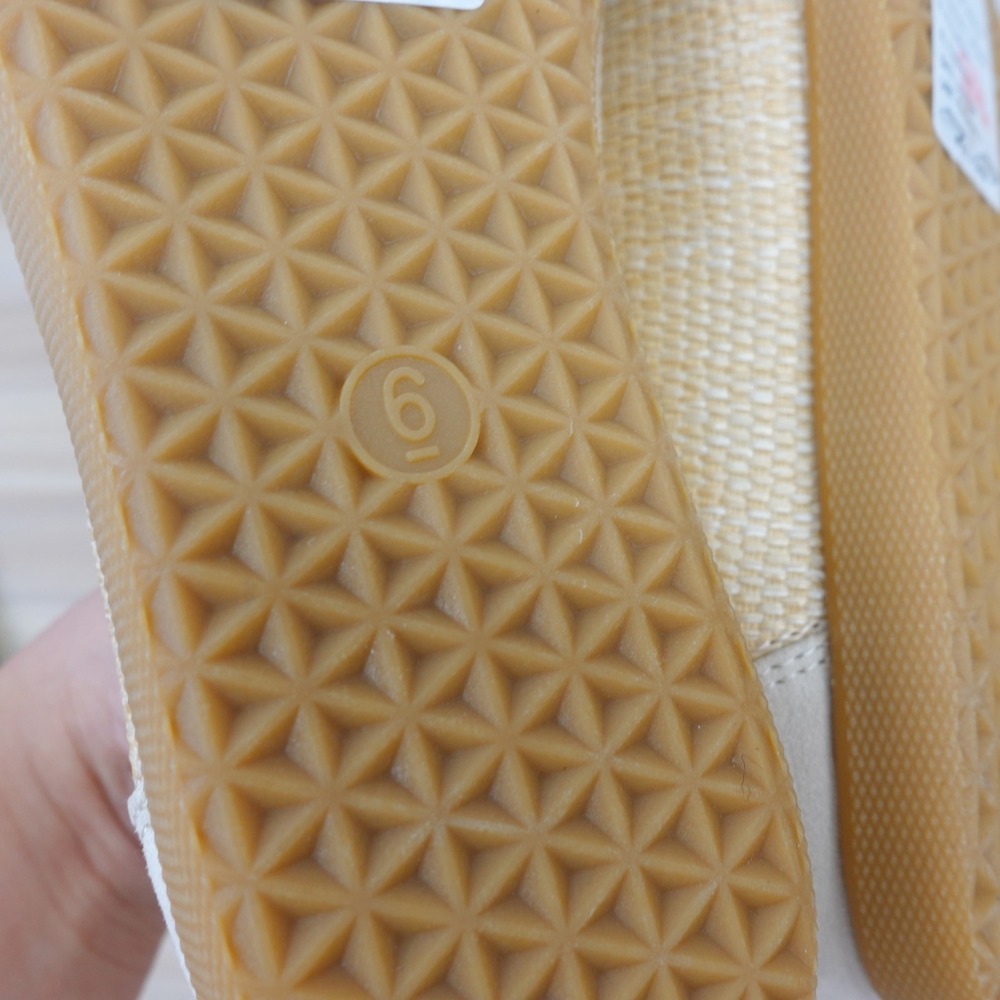 Mary Jane Raffia Balletcore Sneakers Women 6 Neutral Tan Blockette DV Dolce Vita - Picture 6 of 11